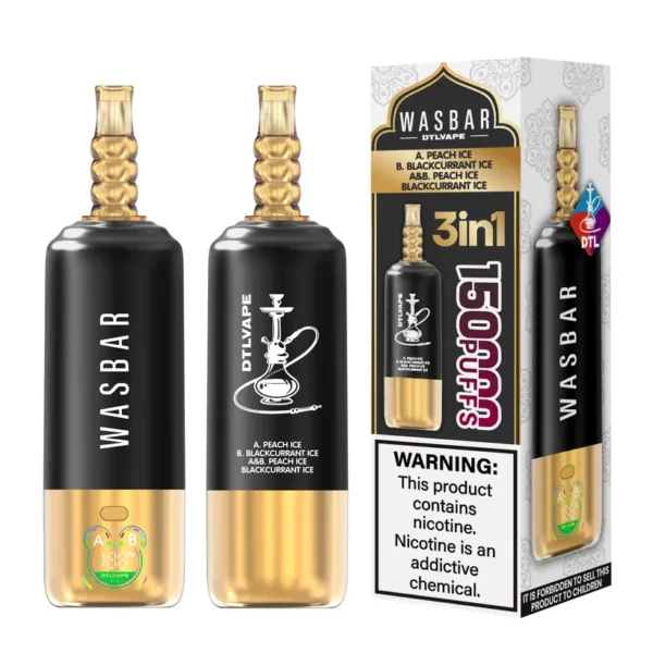 Wasbar 150K Caladas Puff 3 in 1 DTL Vaping Comprar Vape