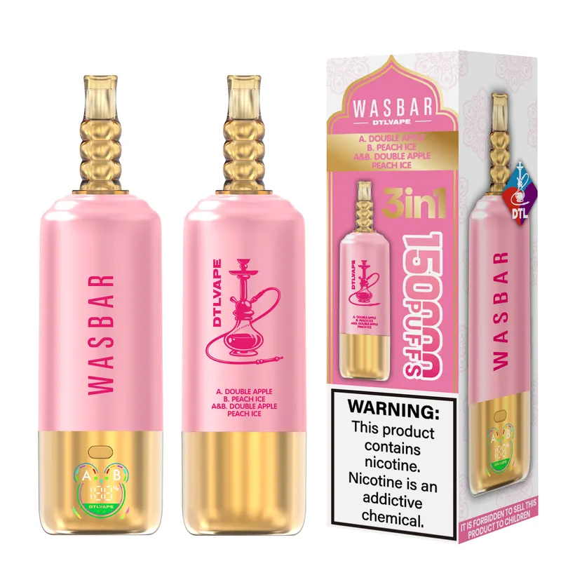 Wasbar 150K Caladas Puff 3 in 1 DTL Vaping Comprar Vape Cigarrillo Electrónico Desechable Almacén Europa 8 Wasbar 150K Caladas Puff 3 in 1 DTL Vaping Comprar Vape