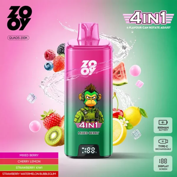 ZOOY 200K Caladas Puff 4 in 1 Comprar Vape