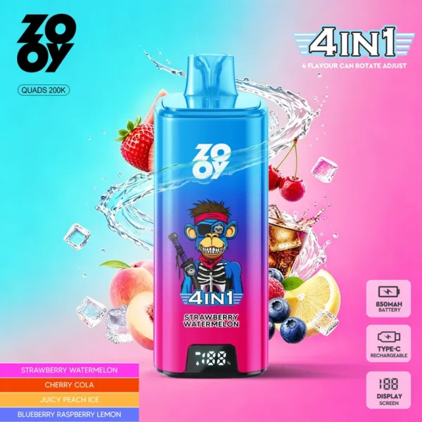 ZOOY 200K Caladas Puff 4 in 1 Comprar Vape