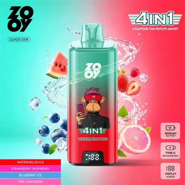 ZOOY 200K Caladas Puff 4 in 1 Comprar Vape