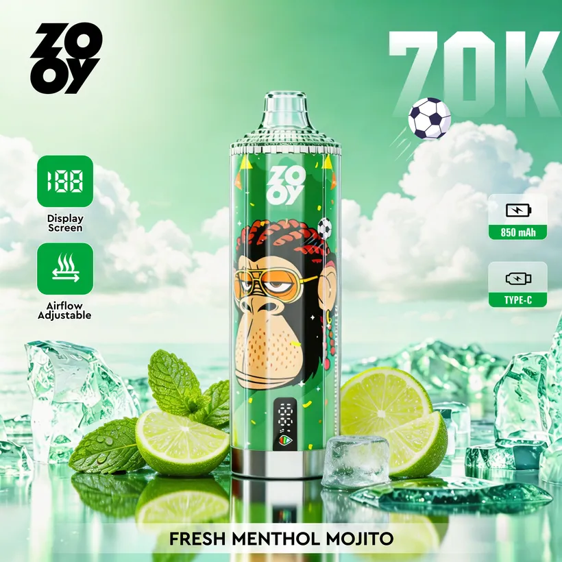 ZOOY 70K Caladas 70000 Puff Crystal Comprar Vape Cigarrillo Electrónico Desechable Almacén Europa 6 ZOOY 70K Caladas 70000 Puff Crystal Vape