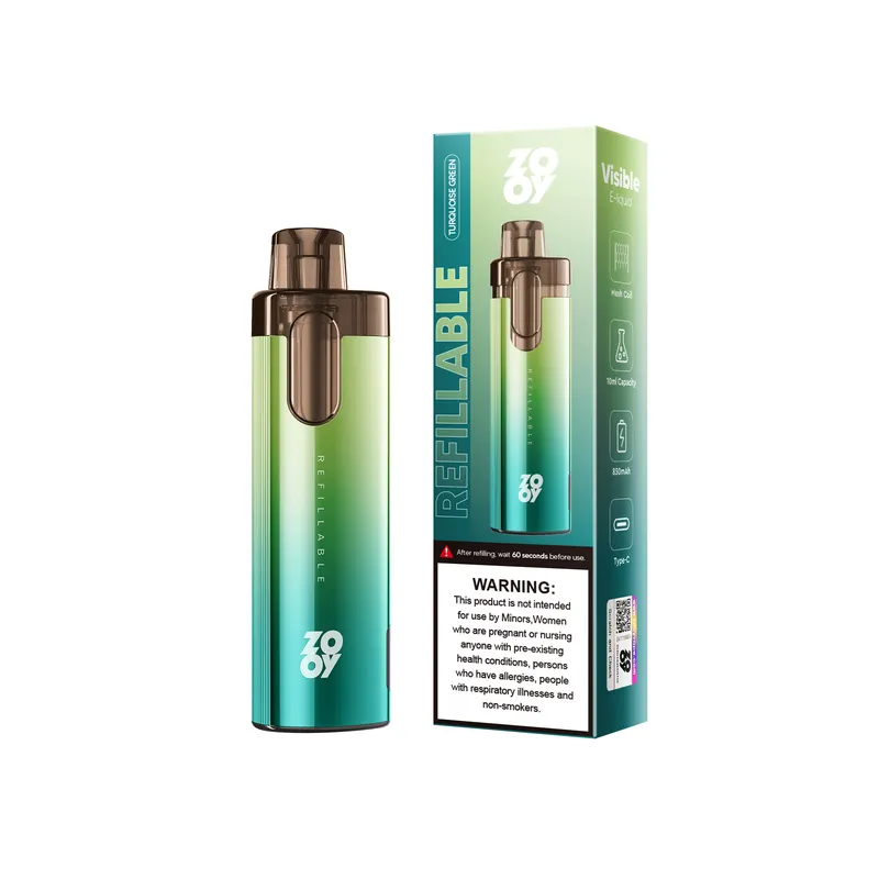 ZOOY Refillable Pod Empty Recargable Depósito de líquido visible Venta al por mayor Fábrica original Venta al por mayor en línea 4 ZOOY Refillable Pod