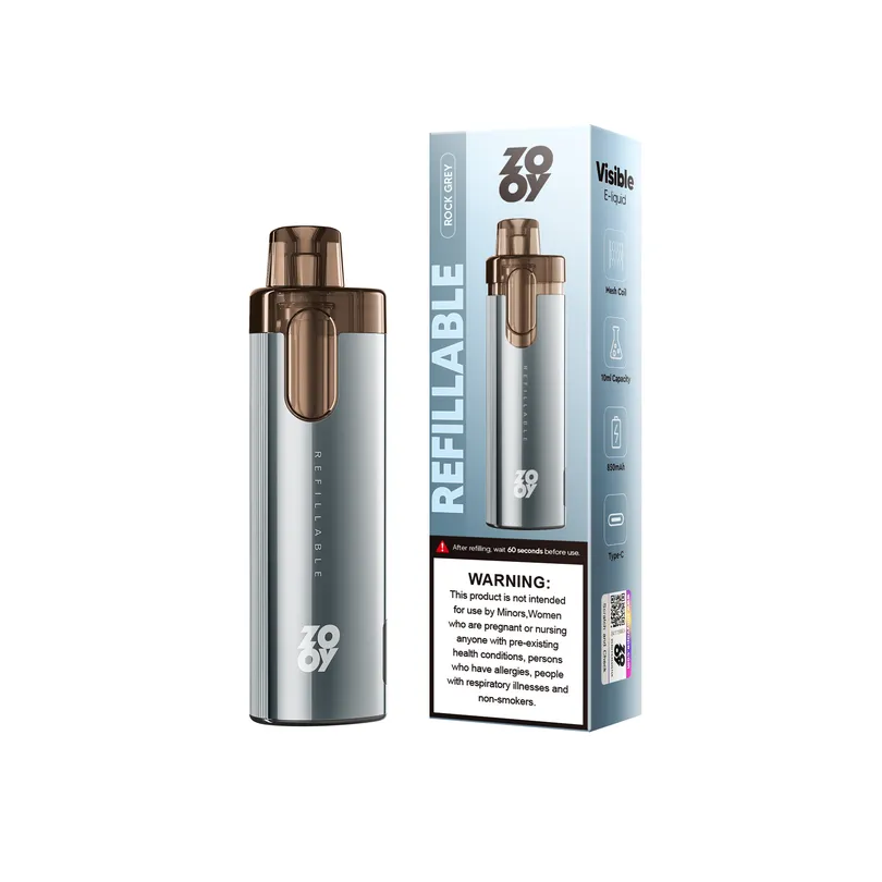 ZOOY Refillable Pod Empty Recargable Depósito de líquido visible Venta al por mayor Fábrica original Venta al por mayor en línea 3 ZOOY Refillable Pod
