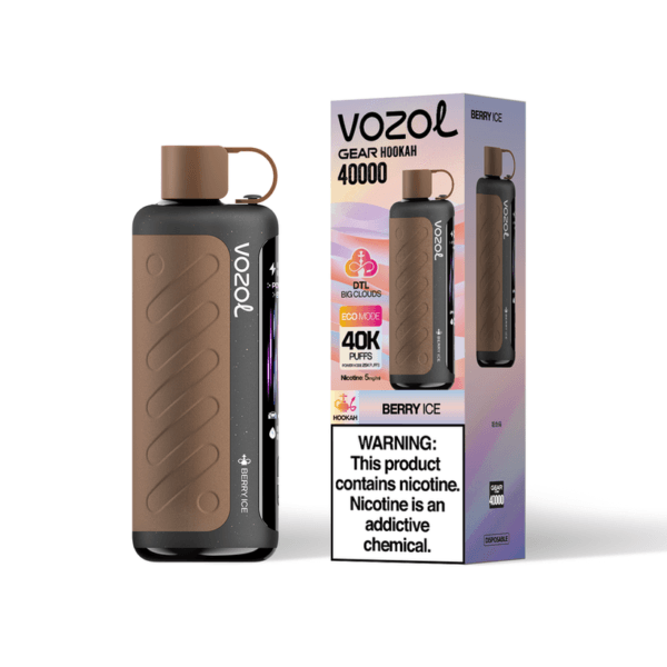 Vozol Gear Hookah 40000 40K Caladas Compra al por mayor DTL Modo Dual Vape Desechable Recargable Almacén Europa 15 Vozol Gear Hookah 40000 Puffs